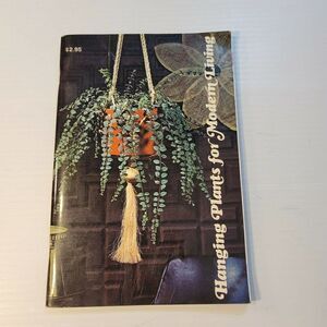Hanging Plants for Modern Living Vintage 1975 Paperback Book